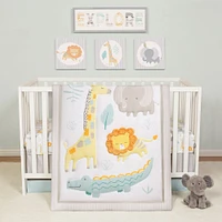 Sammy & Lou Jungle Pals 4 Piece Crib Bedding Set