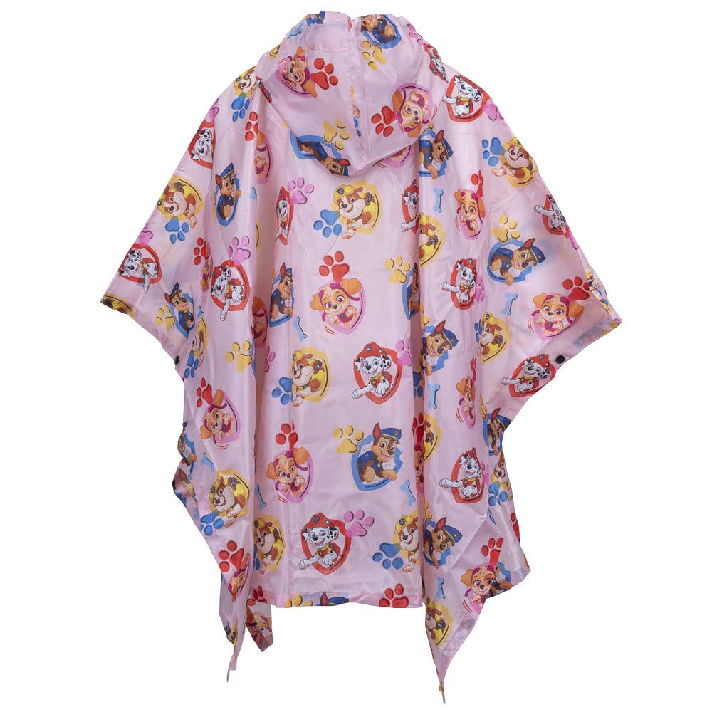 Paw Patrol Poncho Repliable Pour Enfant Pat’Patrouille Rose