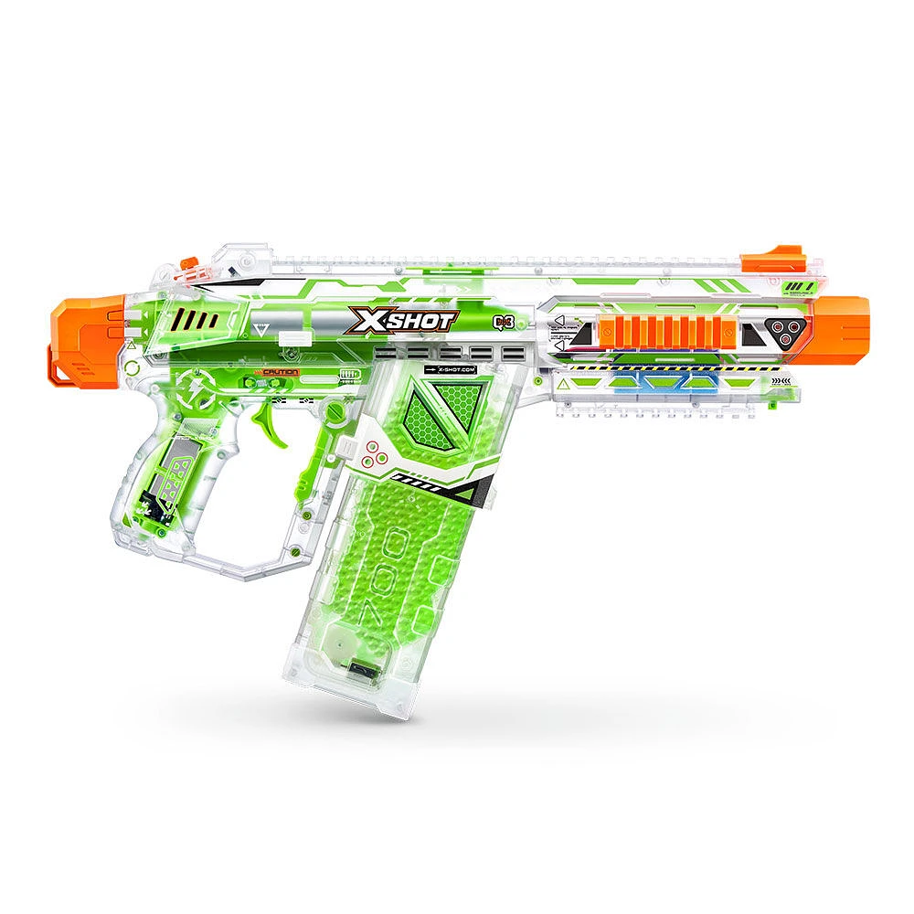 XSHOT Hyper Gel Glow In The Dark Nightmare Blaster (10,000 Glow In The Dark Hyper Gel Pellets) by ZURU