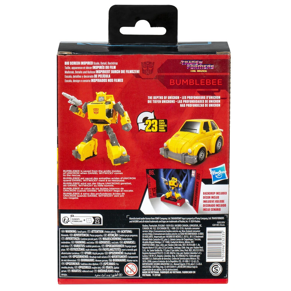 Transformers Studio Series Deluxe The Transformers: The Movie 86-29 Bumblebee Action Figure