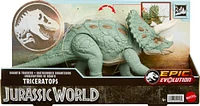 Jurassic World Gigantic Trackers Triceratops Dinosaur Action Figure