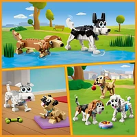 LEGO Creator Adorable Dogs 31137 Building Toy Set (475 Pieces)