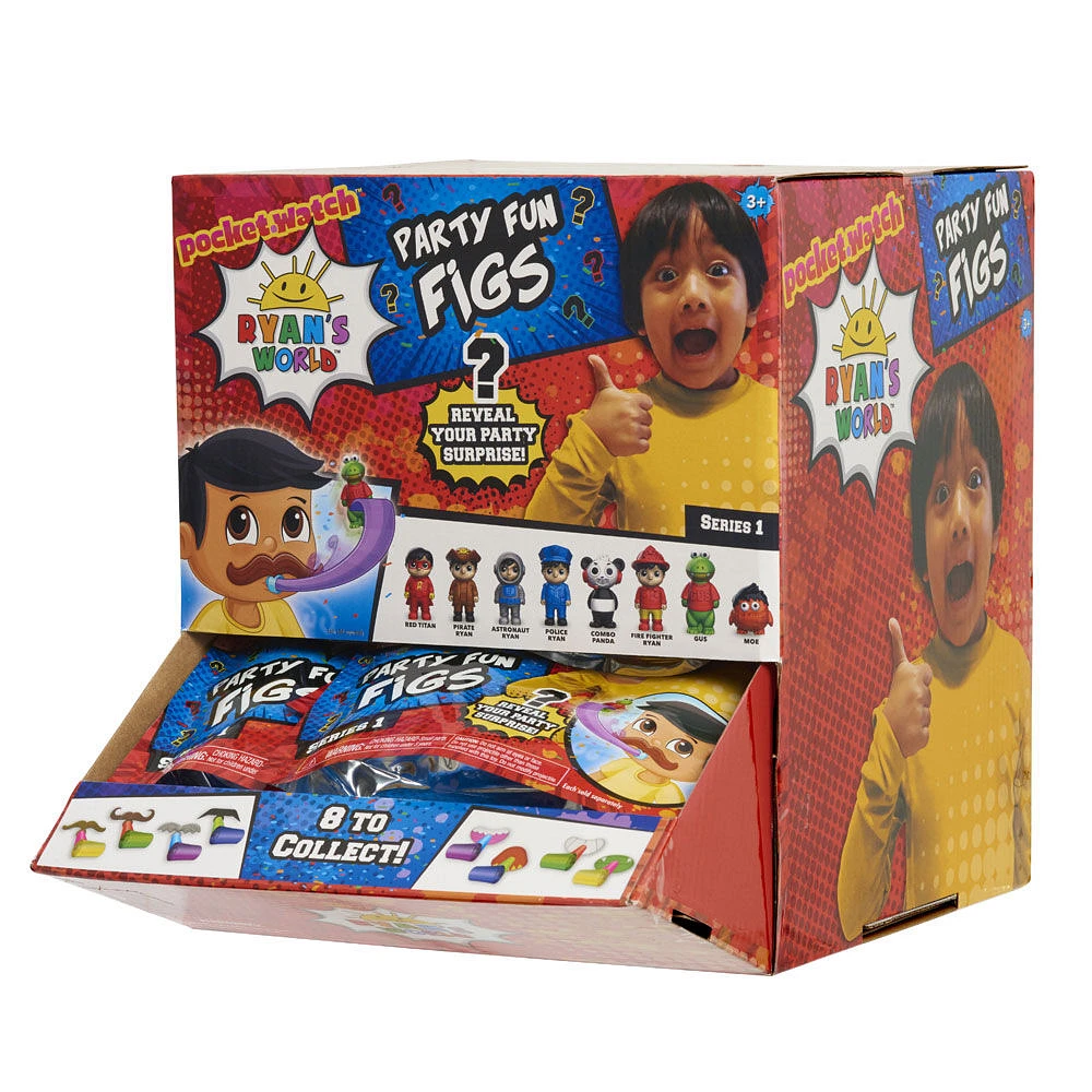 Ryan's World Party Fun Figs- Series 1 - English Edition - R Exclusive