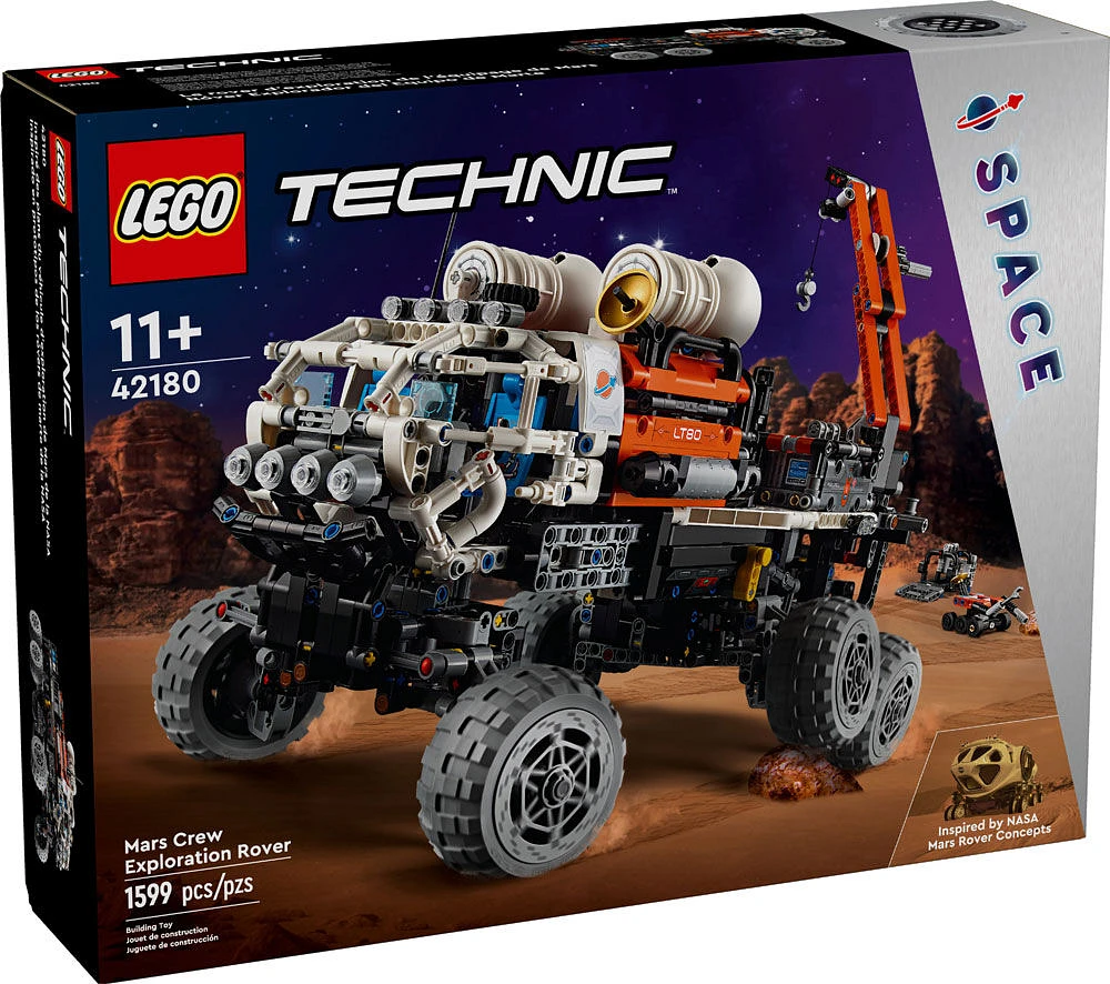 LEGO Technic Le rover d'exploration de l'équipage de Mars; jeu de construction spatial 42180