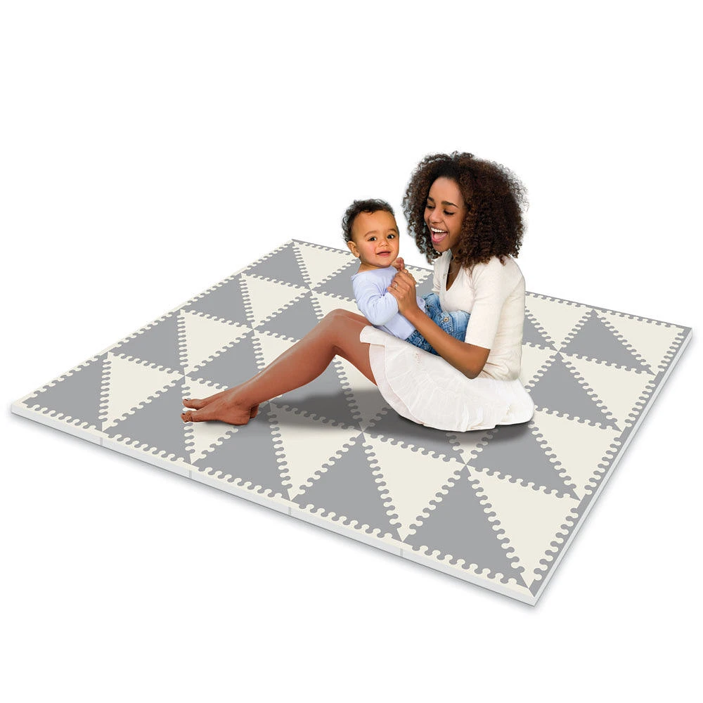 Gelli Mats Comfort Playtime Tile Playmat | Neutral Calm