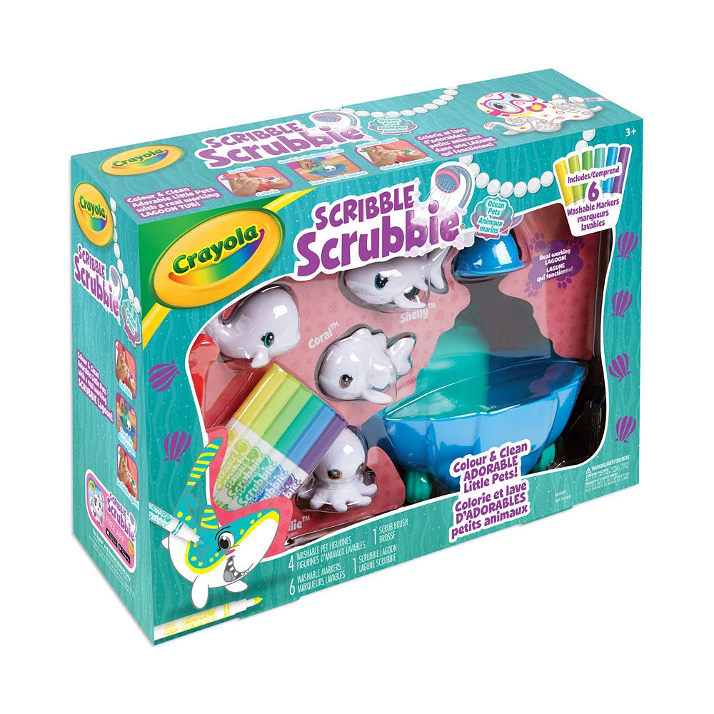 Scribble Scrubbie Ocean Pets: Lagoon Tub Set