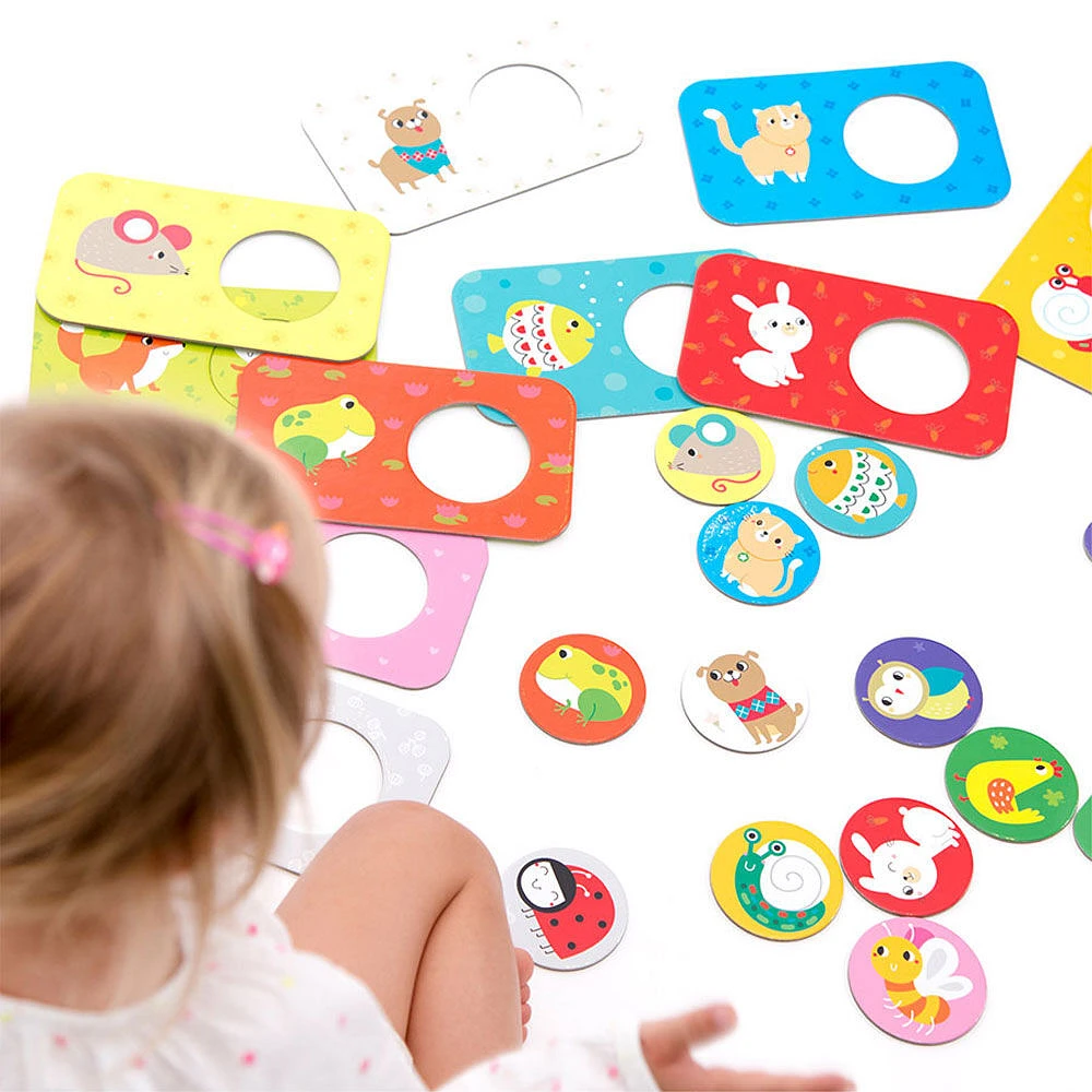 Banana Panda Faites correspondre les puzzles de copains (12 puzzles) - Édition anglaise - Notre exclusivité