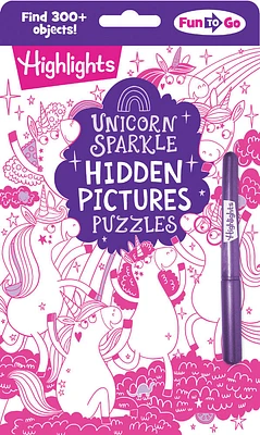 Unicorn Sparkle Hidden Pictures Puzzles - English Edition