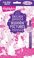 Unicorn Sparkle Hidden Pictures Puzzles - English Edition