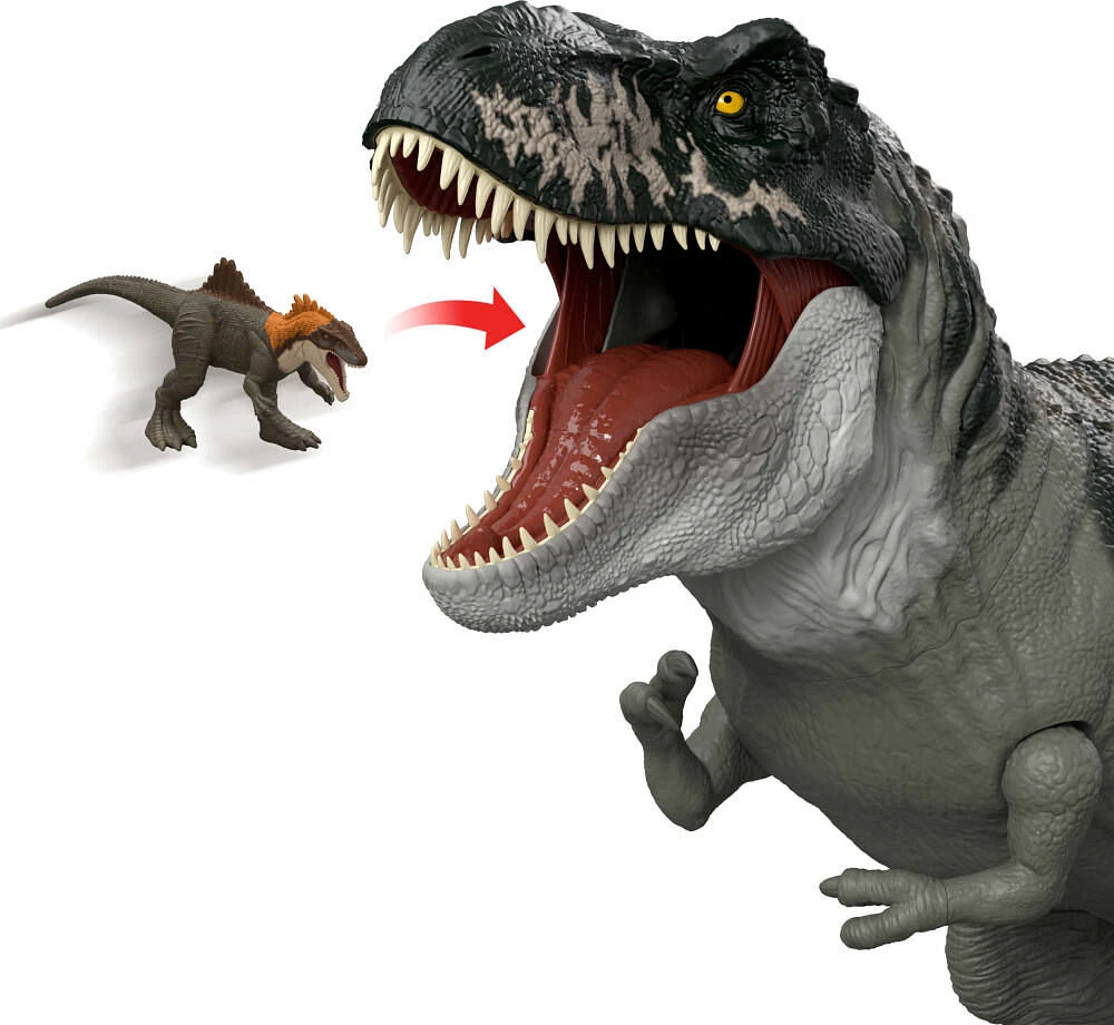 Jurassic World Rebirth Super Colossal Tyrannosaurus Rex Action Figure, T-Rex Dinosaur Movie Toy