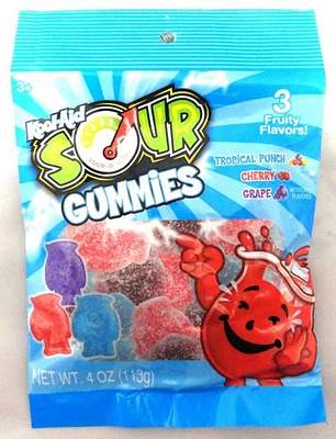 Kool-Aid Sour Gummies - 4oz Peg Bag