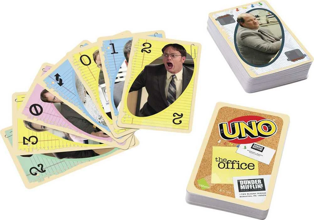 Jeu de cartes ​UNO The Office avec 112 cartes