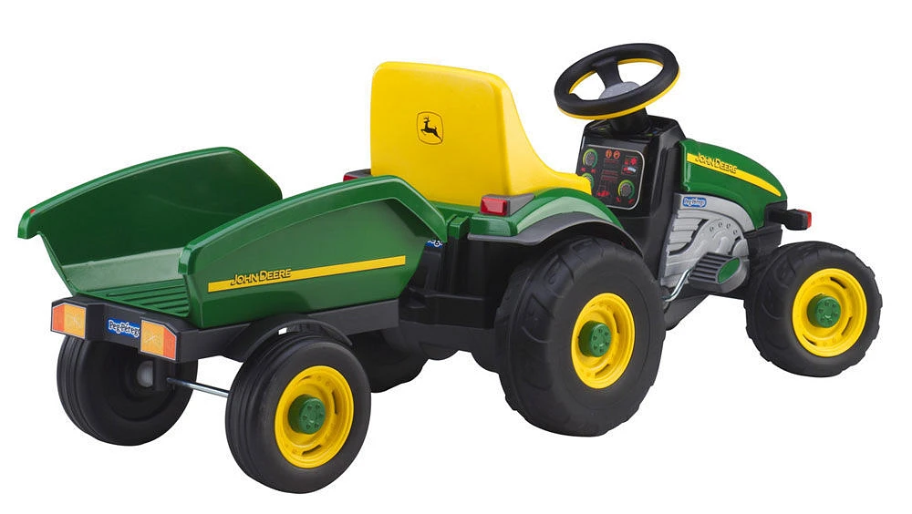 Peg Perego - John Deere - Tracteur de ferme avec remorque