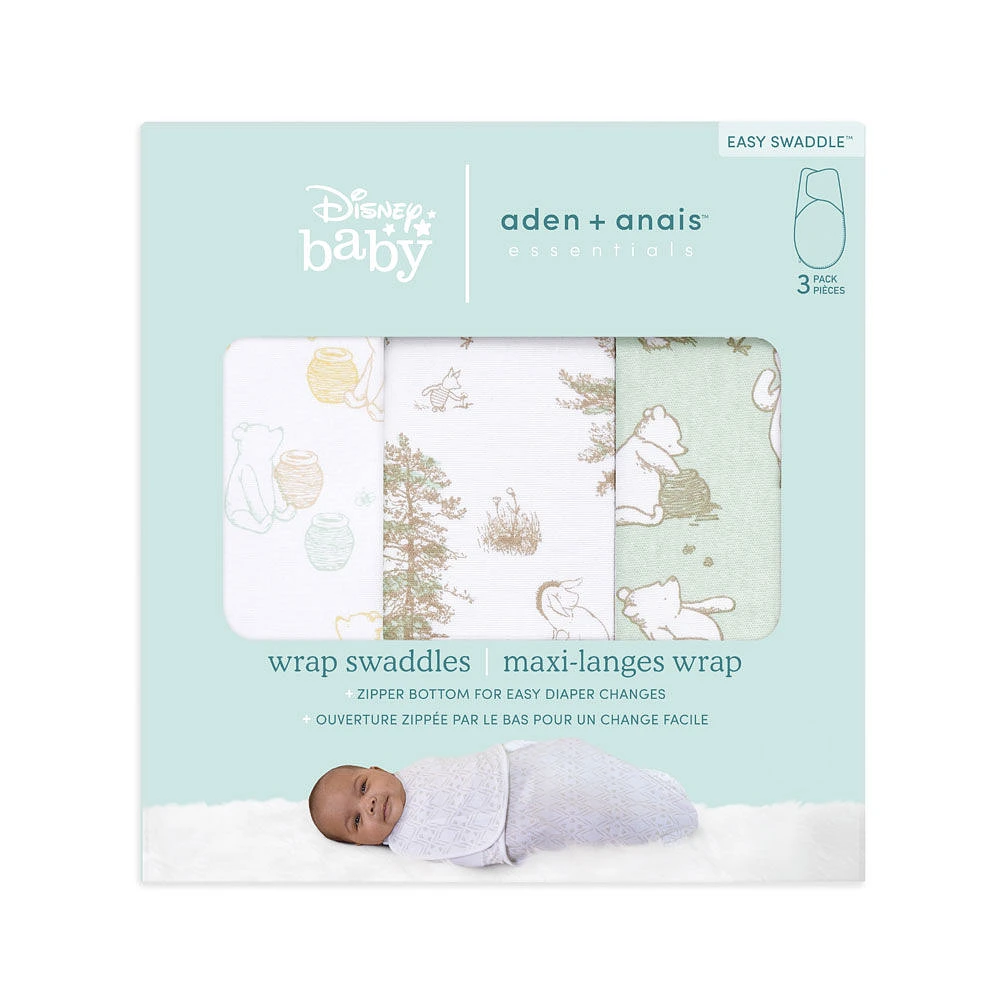 Easy Wrap Swaddle 3 Pack - Disney Winnie
