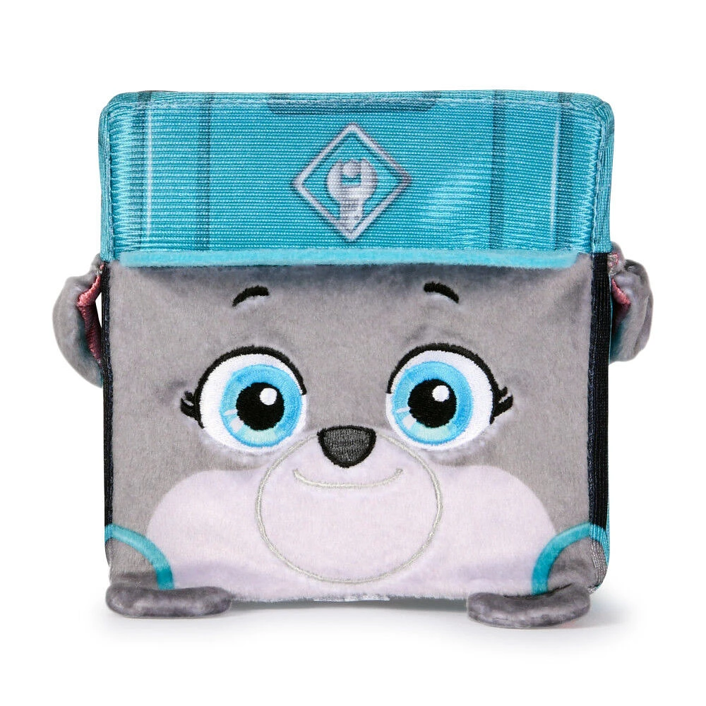 Rubble and Crew Stuffed Animals, Motor, 4-Inch Cube-Shaped Plush Toy