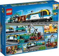 LEGO City Le train de marchandises 60336 Ensemble de construction (1 153 pièces) - Notre exclusivité