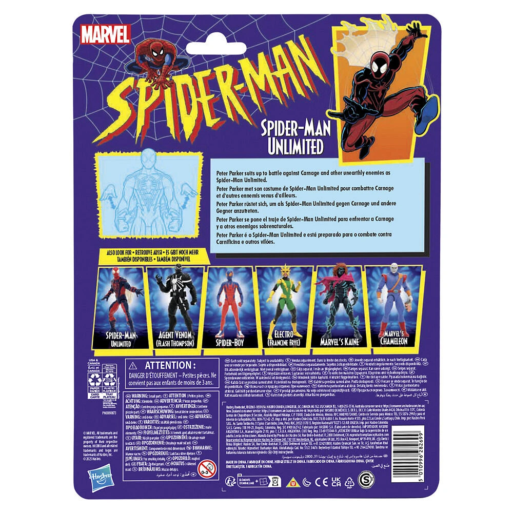 Marvel Legends Series Spider-Man Unlimited Comics Action Figure