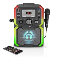 Casting Karaoke Machine with wireless Microphone, Black