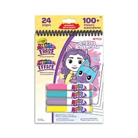 Crayola Colour & Erase Reusable Sticker Activity Pad, Gabby's Dollhouse