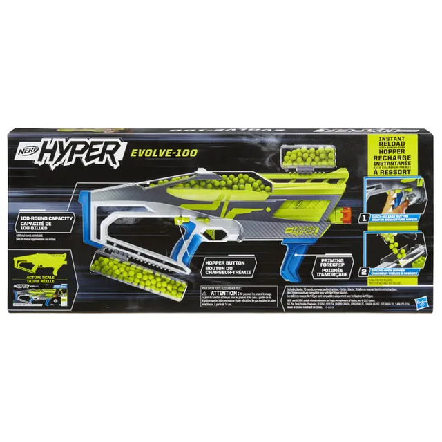 Nerf Pro Gelfire Legion Spring Action Blaster, 5000 Rounds, 130 Hopper,  Protective Eyewear, Slam Fire, Ages 14 & Up