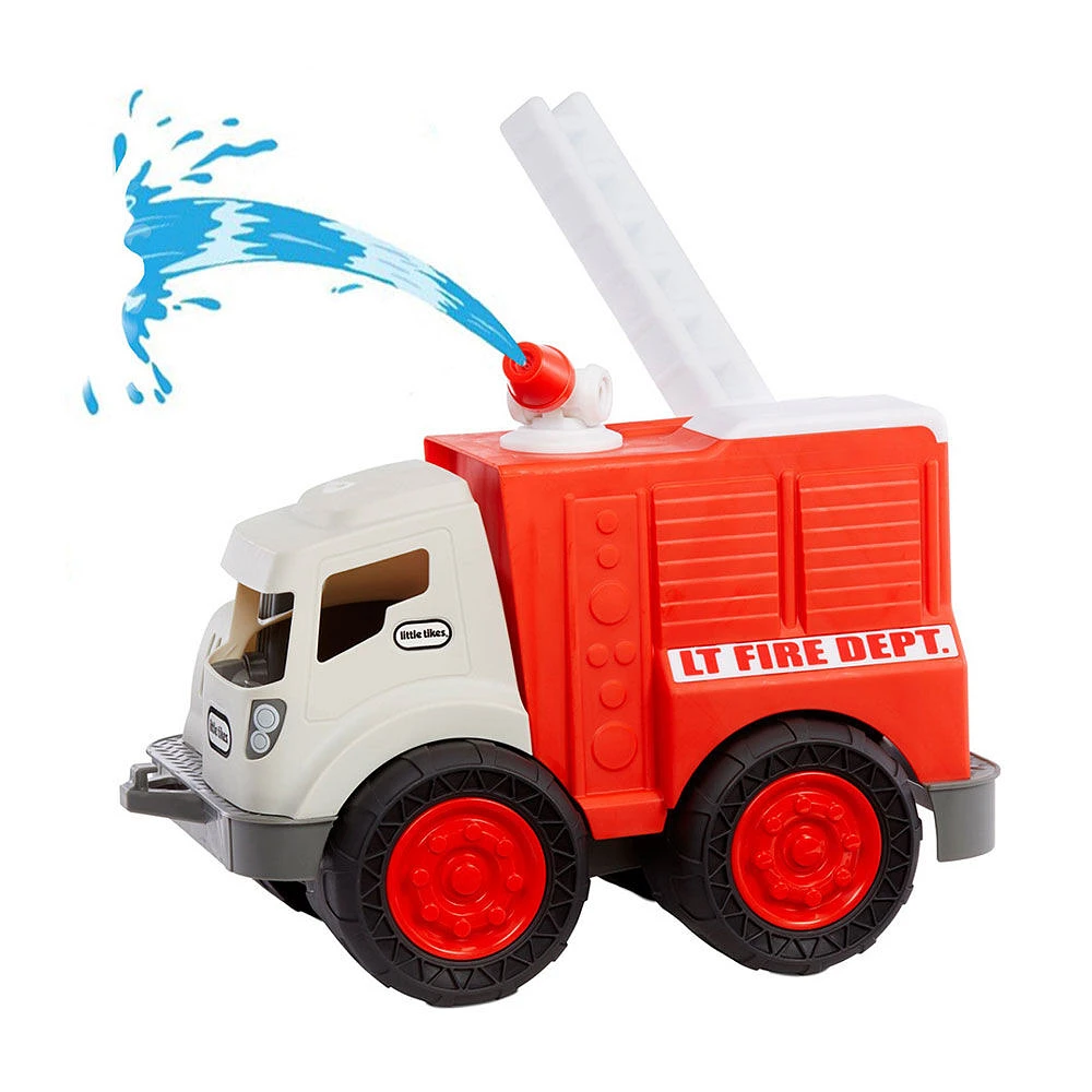 Camion Little Tikes Dirt DiggersMC fonctionnant réellement - camion d'incendie