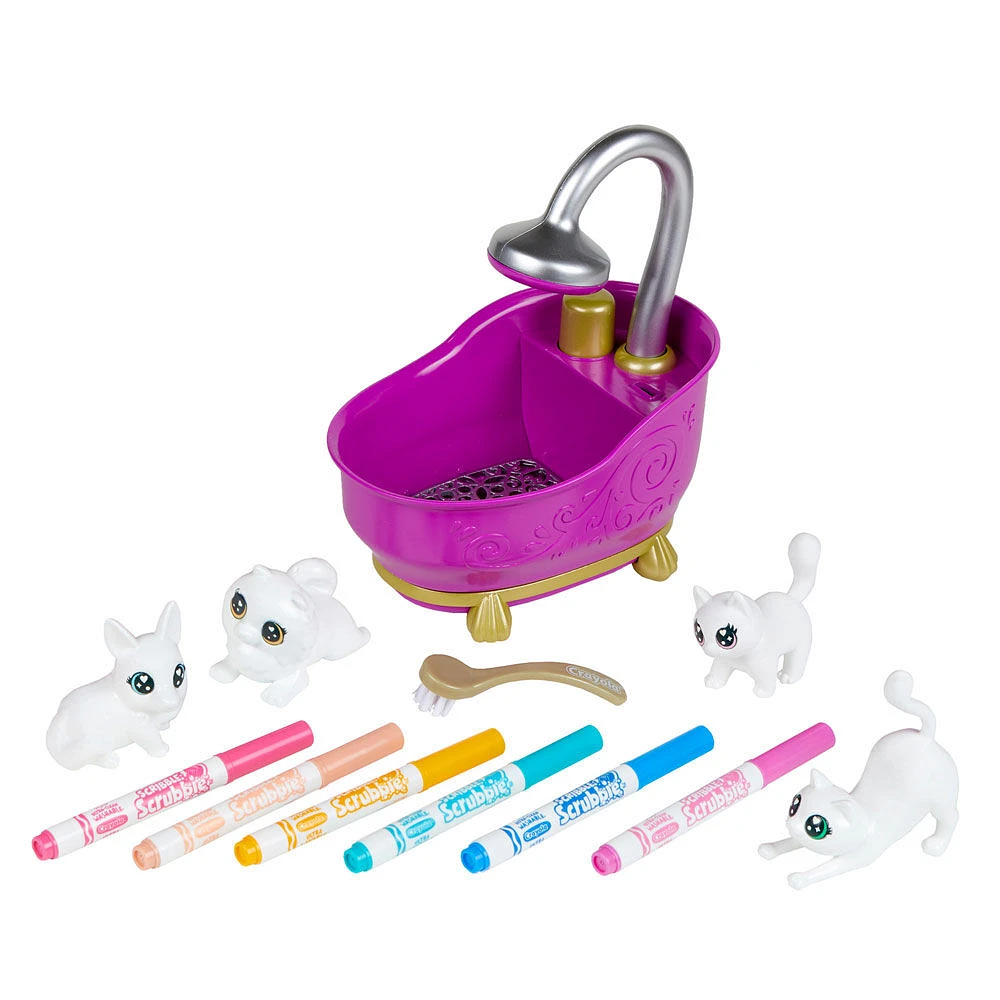 Crayola Scribble Scrubbie Pets Scrub Tub Playset