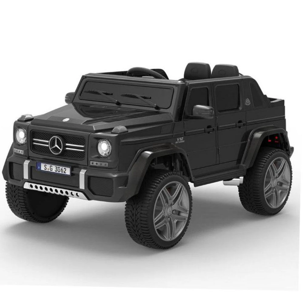 KidsVip 12V Enfants et Tout-Petits 4x4 Mercedes Maybach G650s Edition Voiture Eléctrique avec Commande à Distance - Noir - Édition anglaise