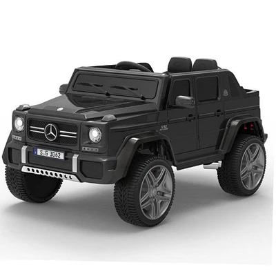 KidsVip 12V Enfants et Tout-Petits 4x4 Mercedes Maybach G650s Edition Voiture Eléctrique avec Commande à Distance - Noir - Édition anglaise