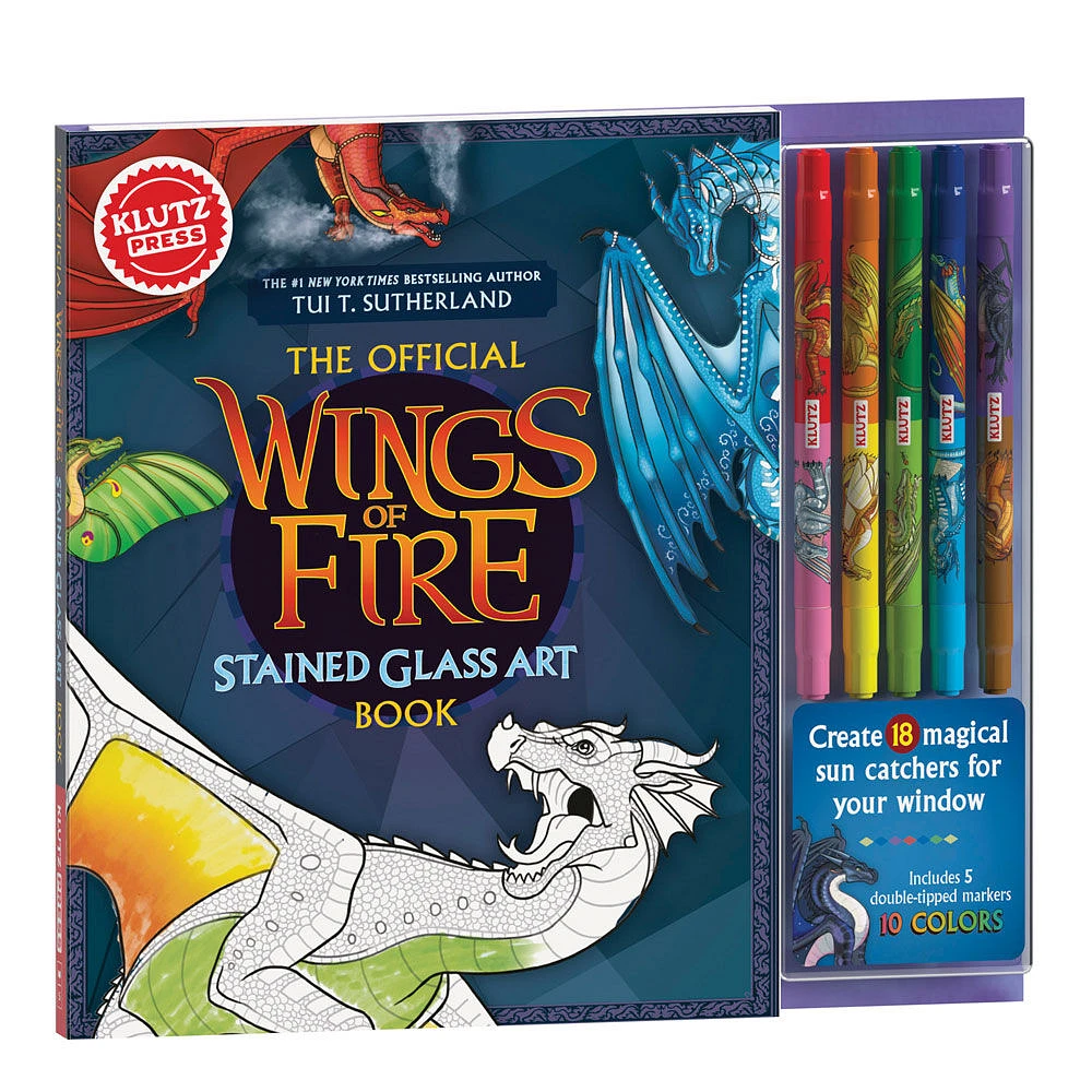 KlutzPress Wings of Fire Stained Glass Art - Édition anglaise