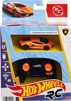 HotWheels-Lamborghini Revuelto-Voiture télécommandée, rechargeable