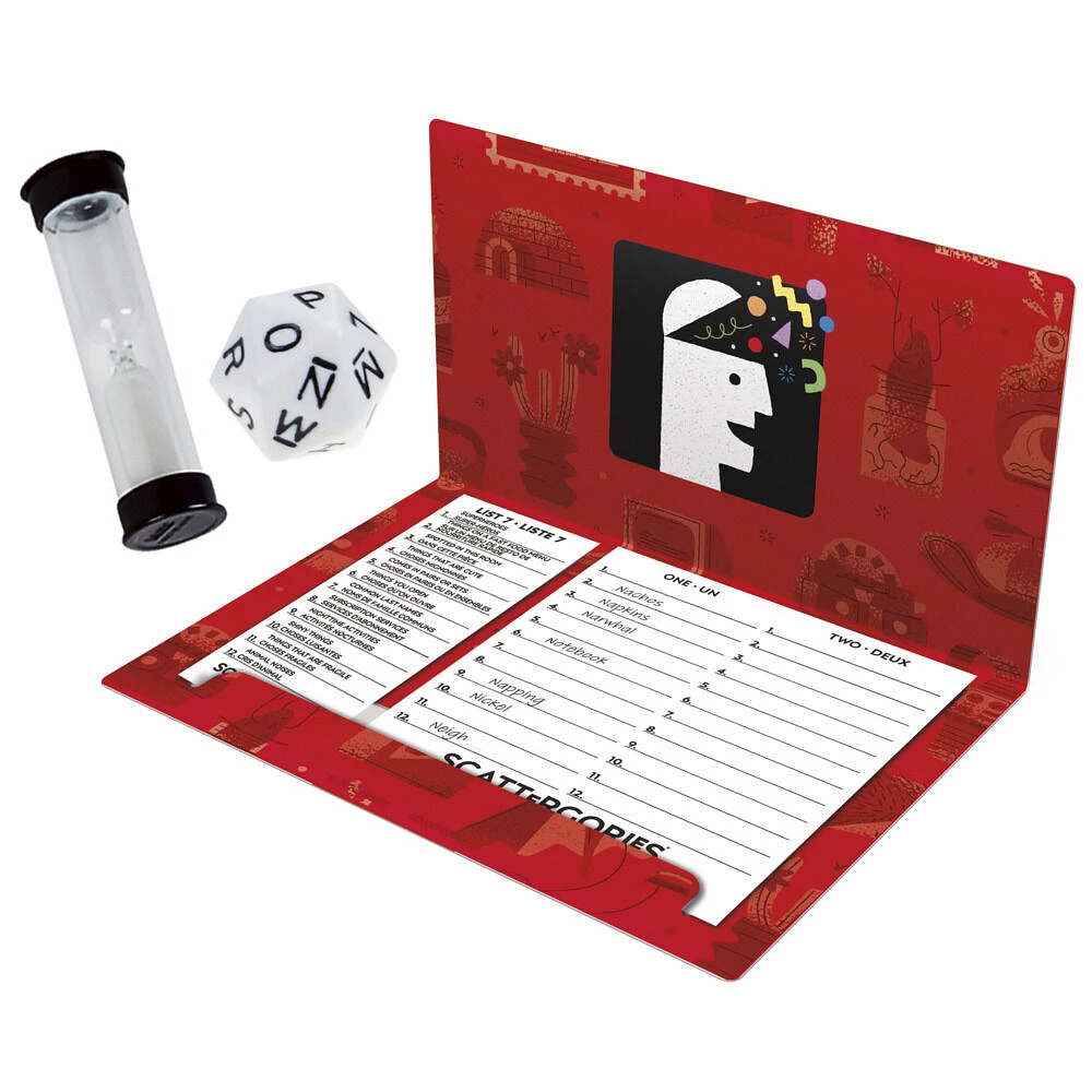 Classic Scattergories Game, Party Board Game for 2+ Players