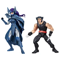 Marvel Legends Series Wolverine and Psylocke Action Figures