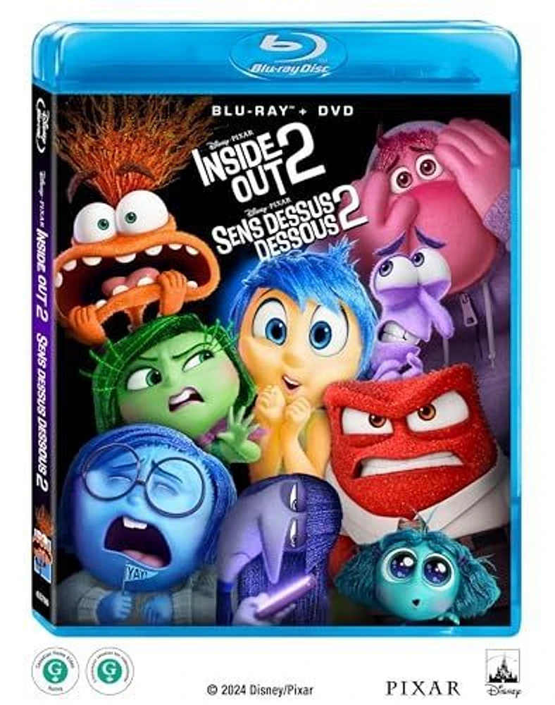 Inside Out 2 (Bilingual) [Blu-ray+DVD]