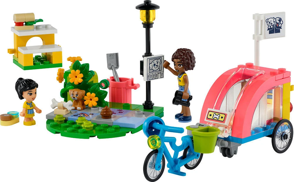 LEGO Friends Dog Rescue Bike 41738 Building Toy Set (125 Pieces)