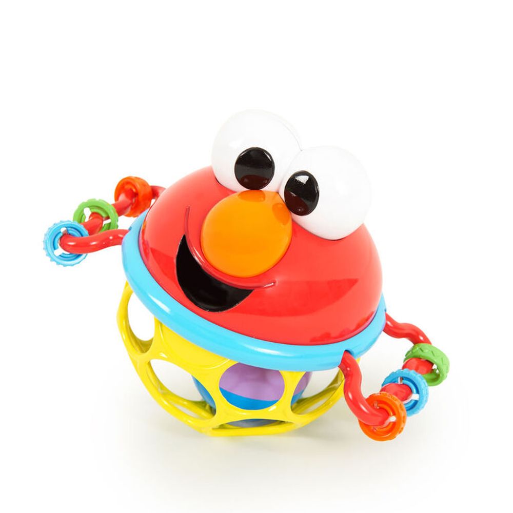 Bright Starts Sesame Street Elmo Travel Buddy On-The-Go Plush Take-Along  Toy-NEW