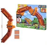 Nerf Minecraft Bow Dart Blaster, 8 Nerf N1 Darts