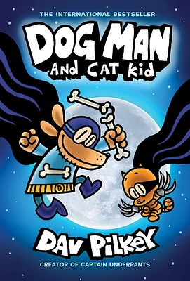 Dog Man #4: Dog Man and Cat Kid - English