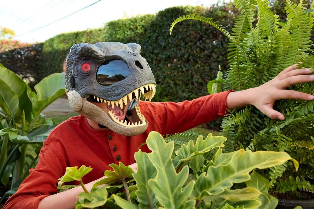 Jurassic World Rebirth  Masque de jeu de rôle  T. rex, yeux à DEL