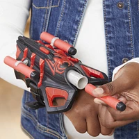 Marvel NERF Spider-Man Miles Morales Blaster Thwip-Tech, jouet de déguisement