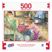 SureLox Puzzles - Puzzlers Choice Collection - Saturday Morning at the Market - 500 Pieces - English Edition