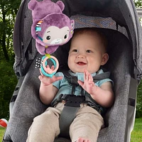 Fisher-Price Baby Stroller Toy Sing & Go Purple Monkey Musical Sensory Plush