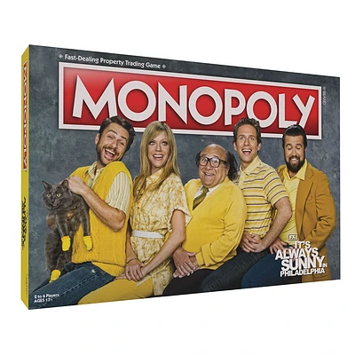 USAopoly MONOPOLY: It's Always Sunny in Philadelphia - English Edition