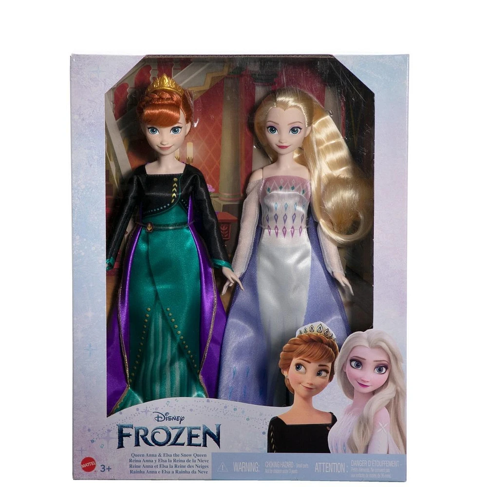 Mattel - Frozen - Boneca rainhas Elsa e Anna estilo Frozen ㅤ | Centro  Colombo