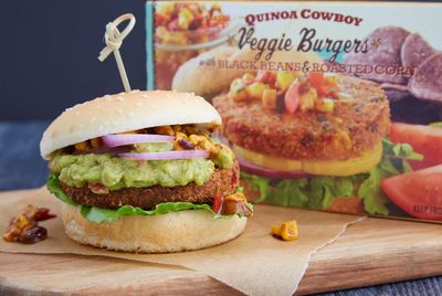 Quinoa Cowboy Veggie Burgers