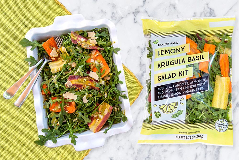 Lemony Arugula Basil Salad Kit