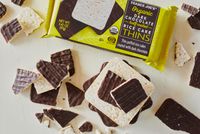 Organic Dark Chocolate Half-Coated Rice Cake Thins