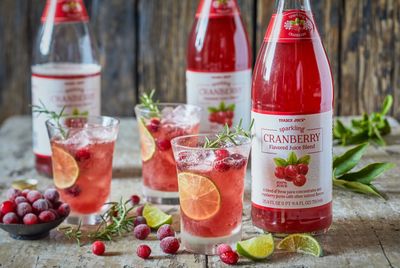 Sparkling Cranberry Flavored Juice Blend