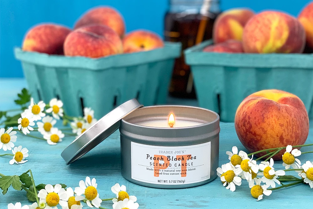 Peach Black Tea Scented Candle