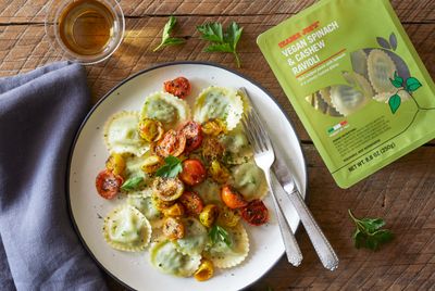 Vegan Spinach & Cashew Ravioli