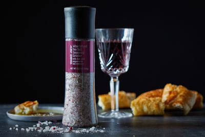 Wine Infused Sea Salt Grinder